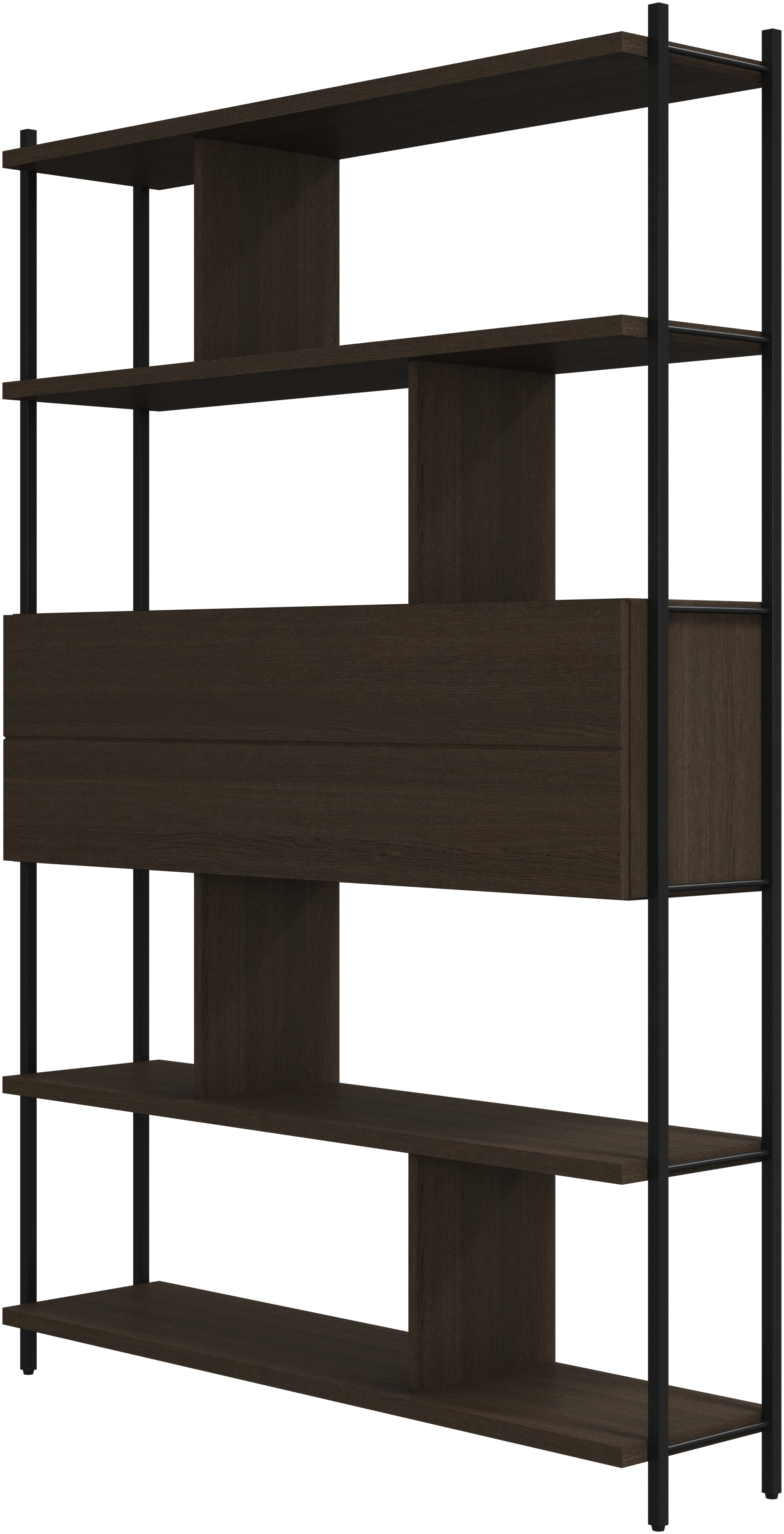 ボーコンセプト boconcep ブラック木製キャビネット 引き出し付き